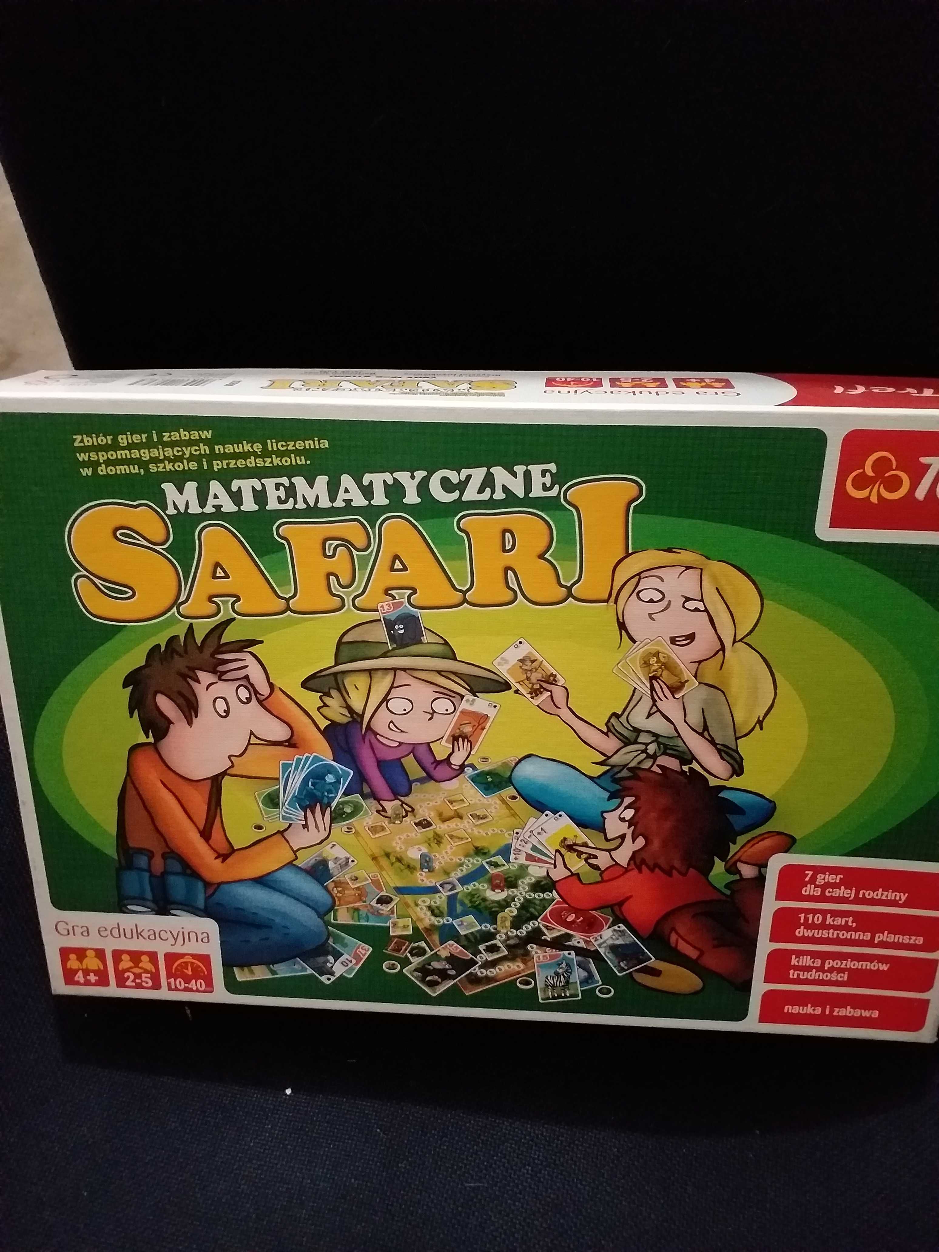 Gra planszowa dla dzieci Matematyczne Safari