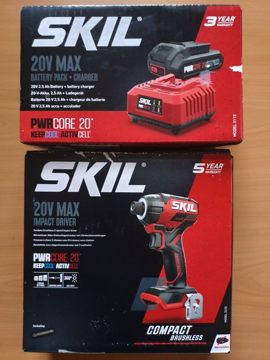 Безщітковий акумуляторний ударний гвинтоверт 20 В, 250 Нм,  SKIL3225