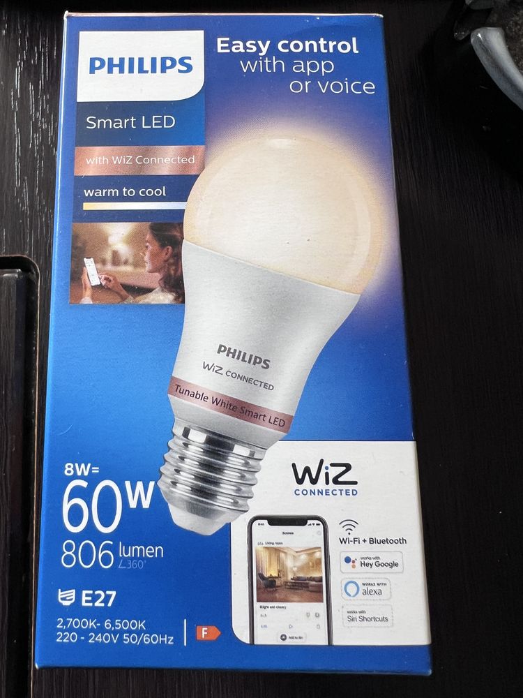 Philips Smart LED Żarówka E27 A60 8 W (60 W)
