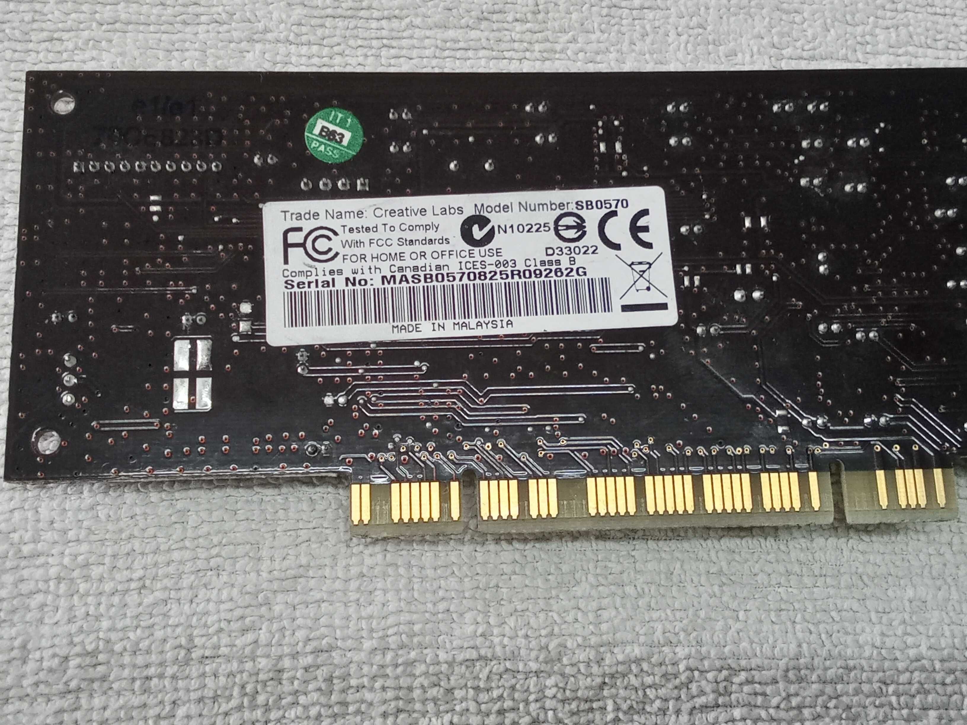 [PC Vintage] Placa de som PCI - Sound Blaster Audigy