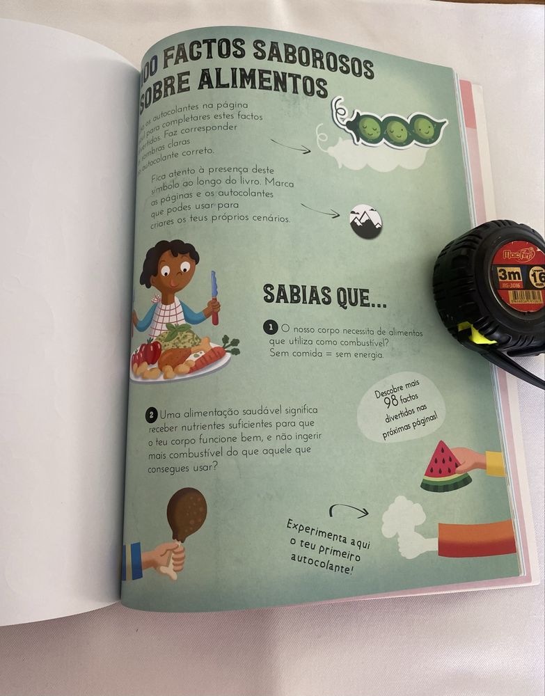 Livro - 300 Factos cola e aprende, Novo