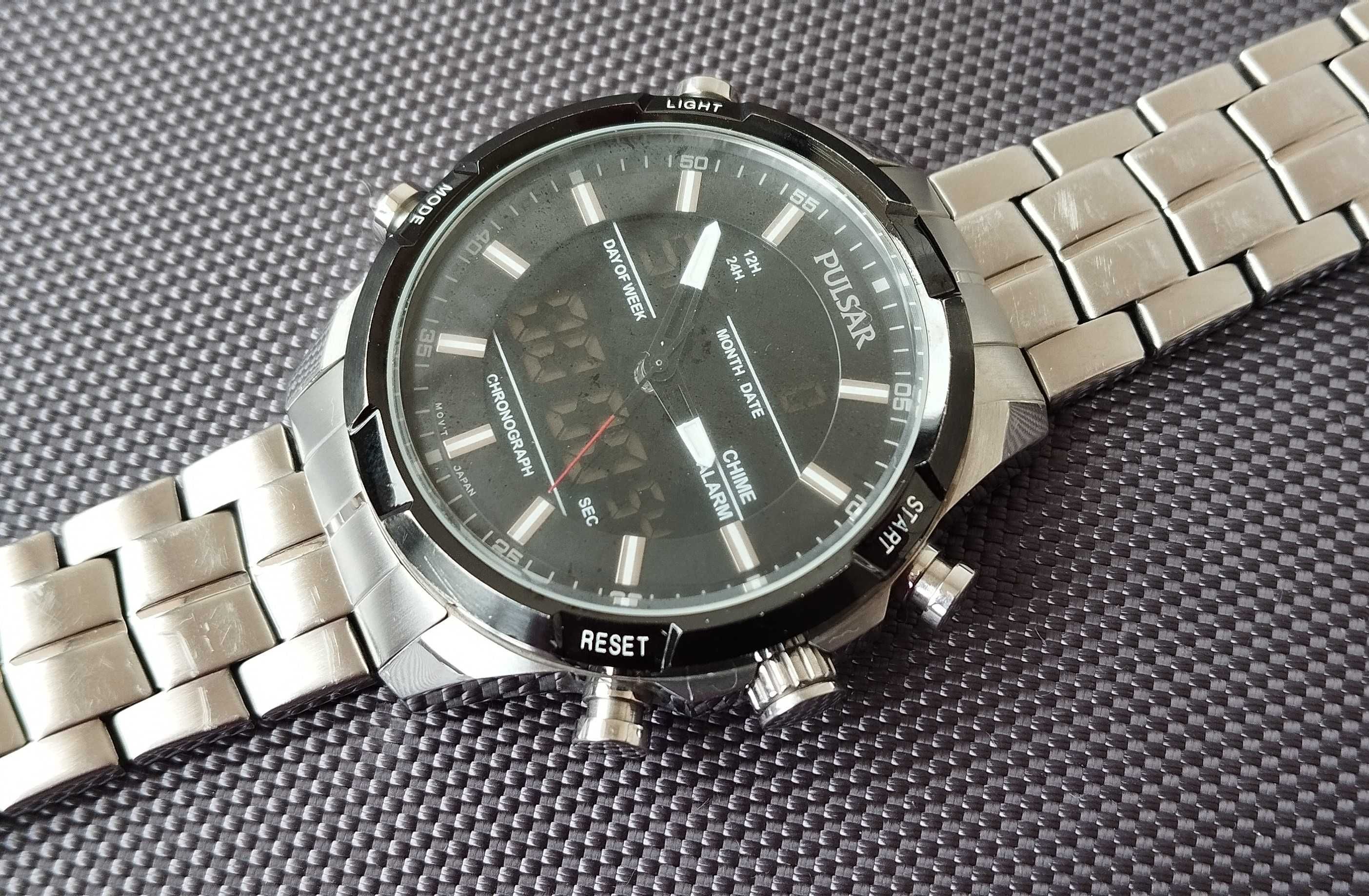 Чоловічий годинник  з браслетом Chronograph PW6003X1 від Pulsar