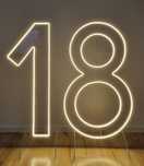 Neon led 18 stojący 100cm ledon