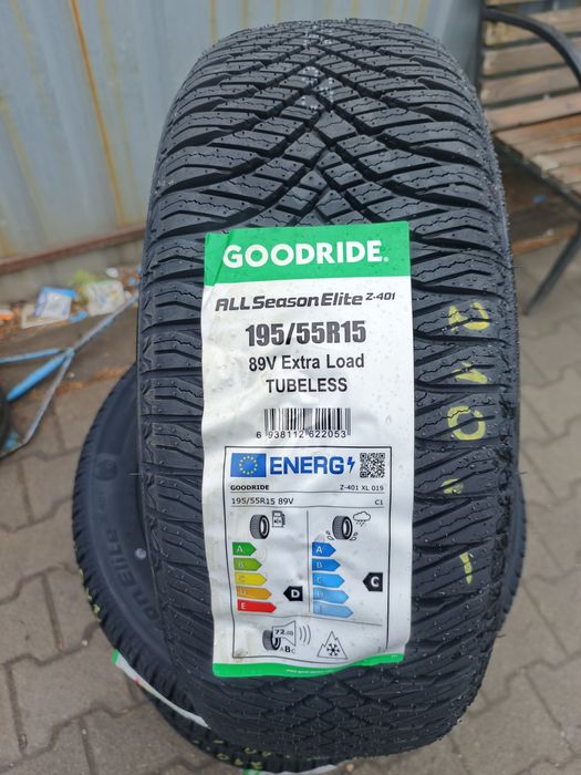 Nowe opony wielosezonowe 195/55/15 Goodride 2025r