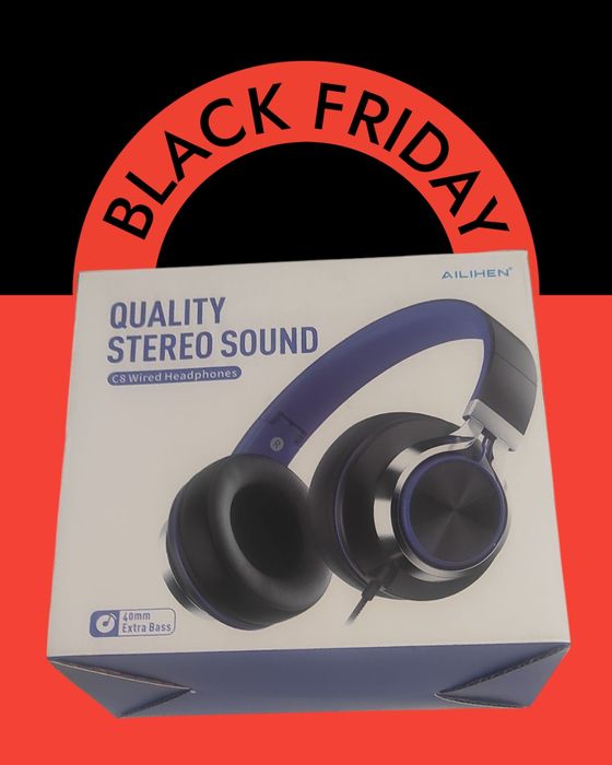 Słuchawki przewodowe nauszne