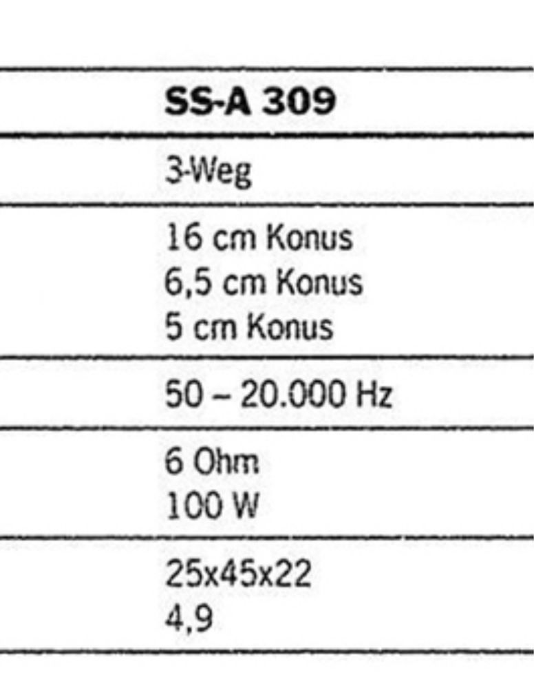 Акустика колонки Sony SS-A309