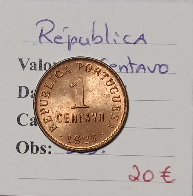 1 centavo 1921 soberba