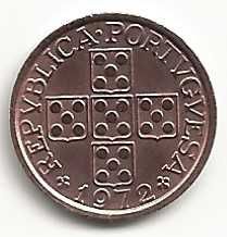 20 Centavos de 1972, Republica Portuguesa