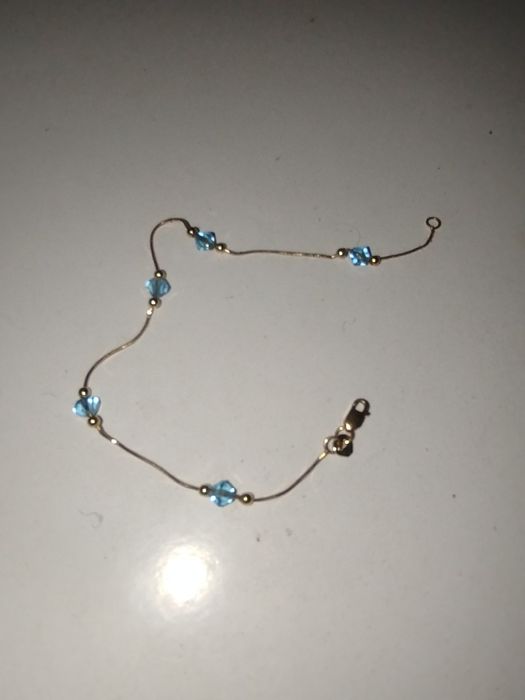 Браслет Жіночий золотий з топазом 585п