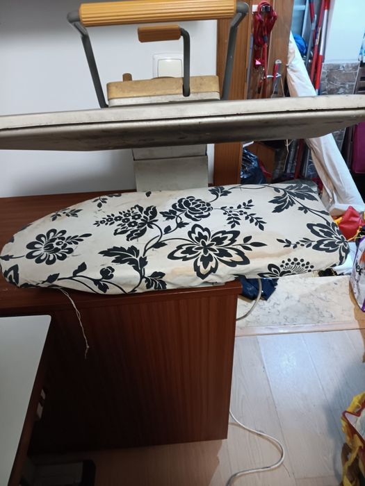 Prensa de engomar e colar tela