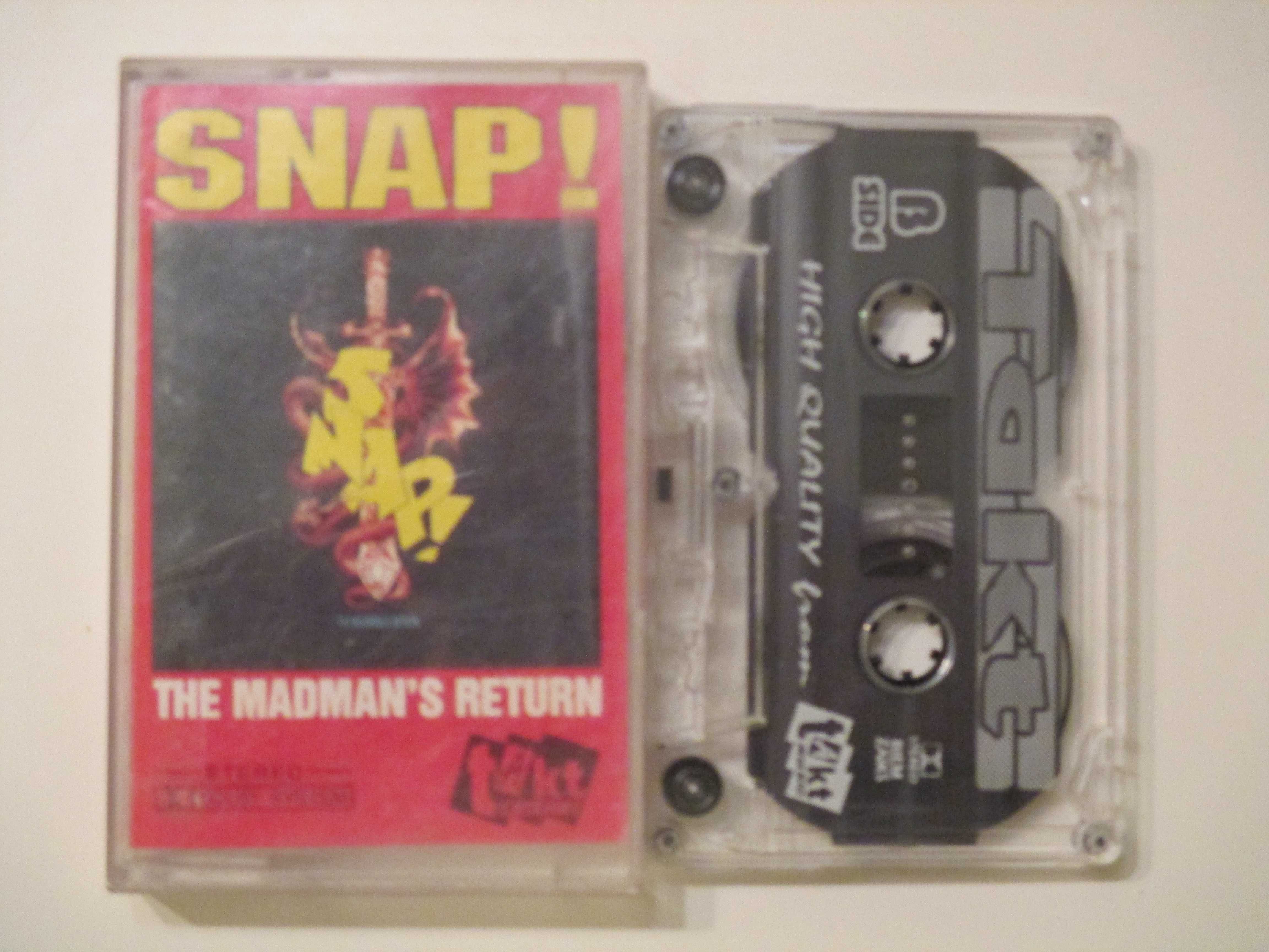 Zestaw 8 kaset magnetofonowych rap hiphop z lat 90 tych