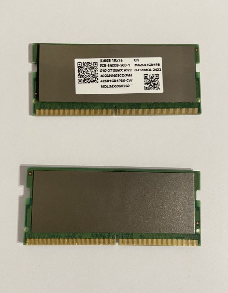 Samsung DDR5 16GB (8GBx2) 5600 SODIMM Оперативна памʼять