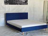 Łóżko sypialniane 180 x 200 cm z materacem | Transport gratis