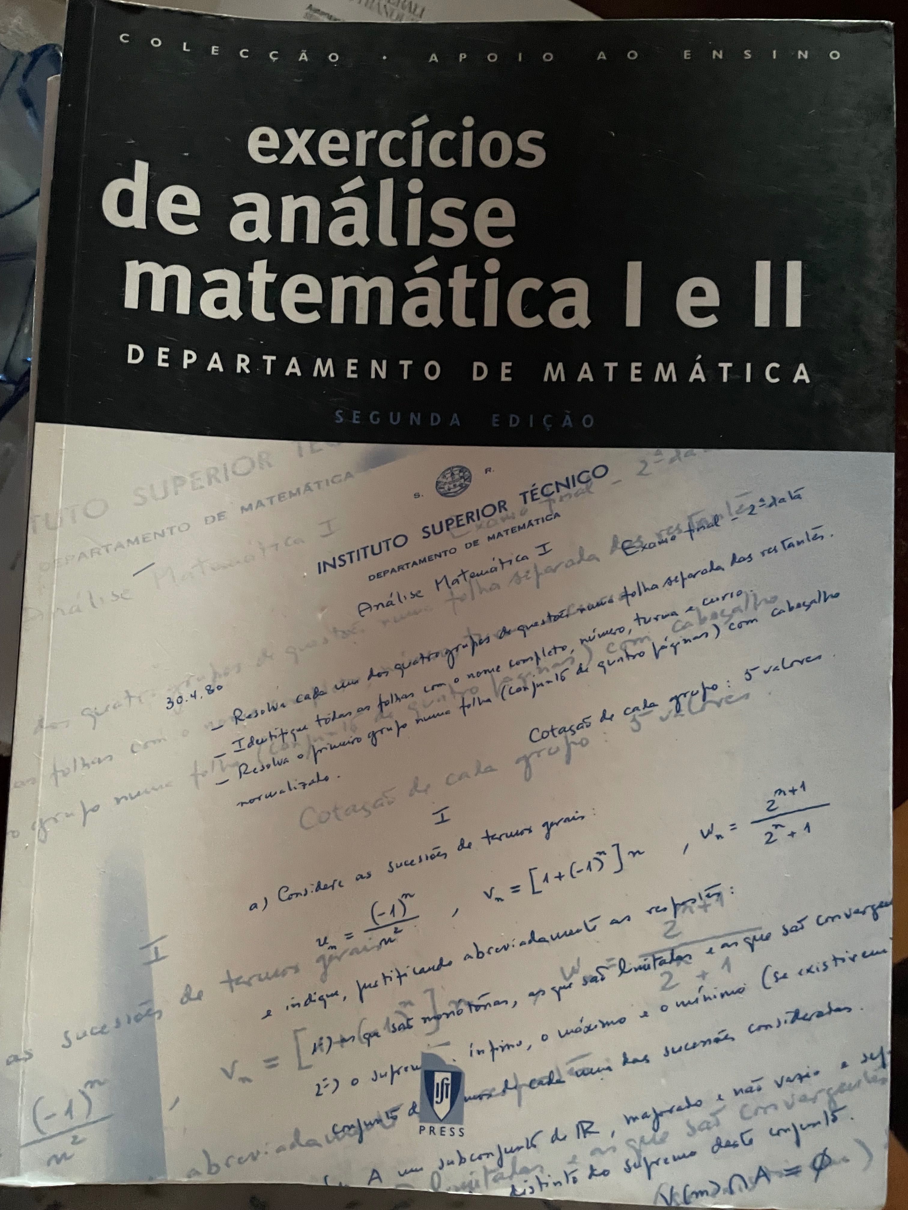 Exercícios de Análise Matemática I e II