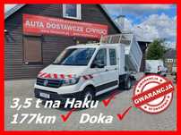 Volkswagen CRAFTER  2,0 177KM Wywrotka Doka **3,5t na Haku** Bliźniak Klima Tempomat