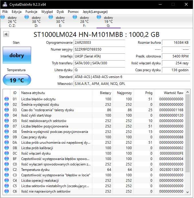 Dysk twardy Samsung Seagate 1TB 2,5" zewnętrzny