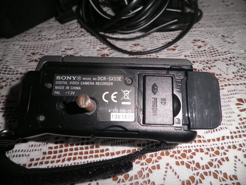 Camara de filmar mais cavalete