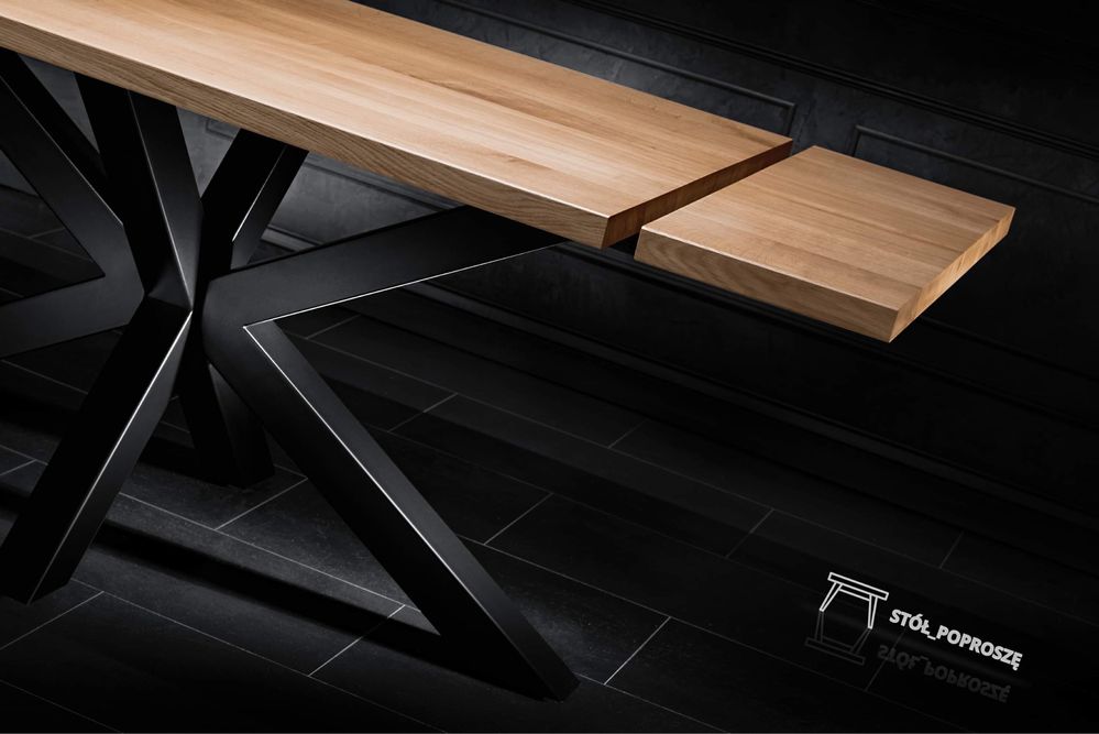 Stół debowy Pajak - stół drewniany