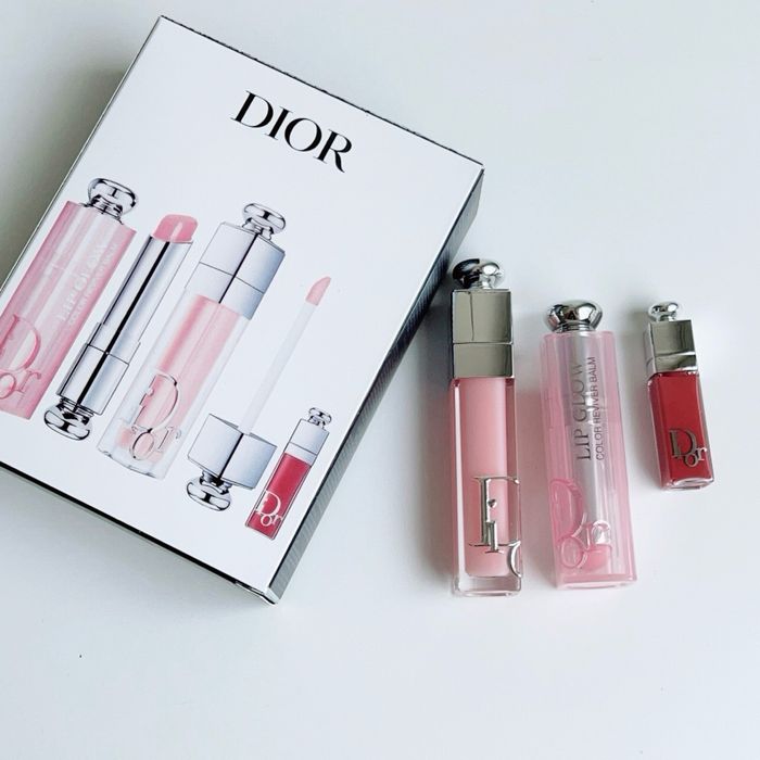 Набір для губ Dior Addict Natural Glow set  Dior бальзам блиск