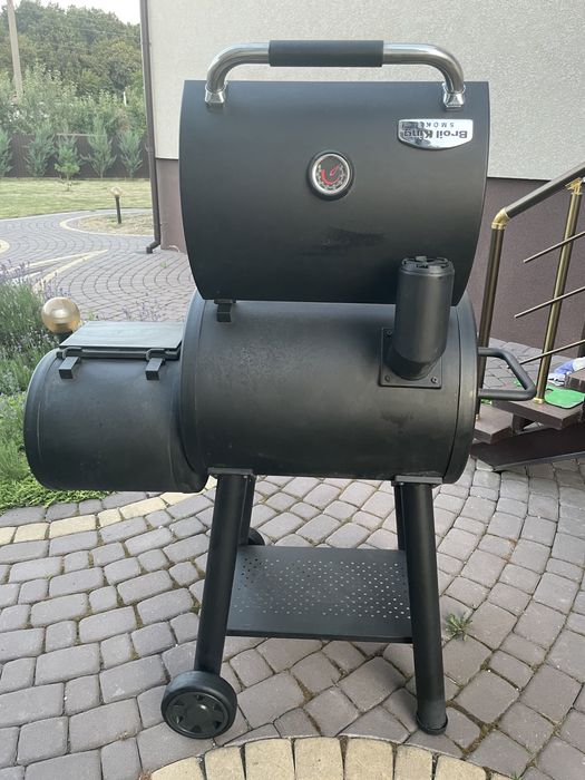 Гриль-коптильня, смокер Broil King offset б/в +чохол в подарунок