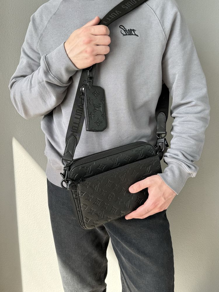 Чоловіча сумка Louis Vuitton мужская сумка мессенджер 3в1 барсетка