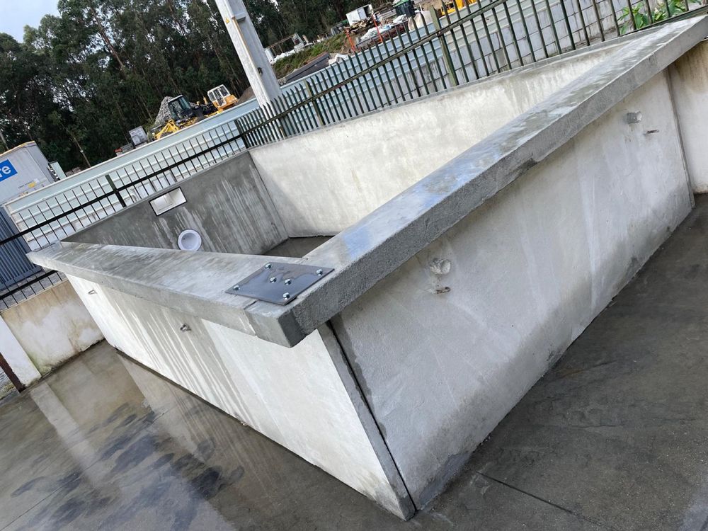 Piscina modular em betao