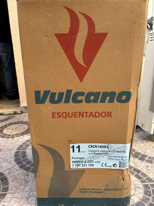 Esquentador Vulcano Click! HDG 11L (Gás Natural) - Novo em Caixa