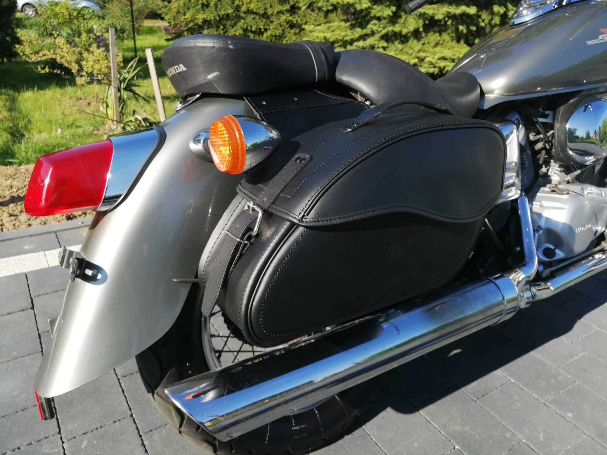 sakwy honda shadow motocyklowe torby kufry na motor NOWE SKÓRA