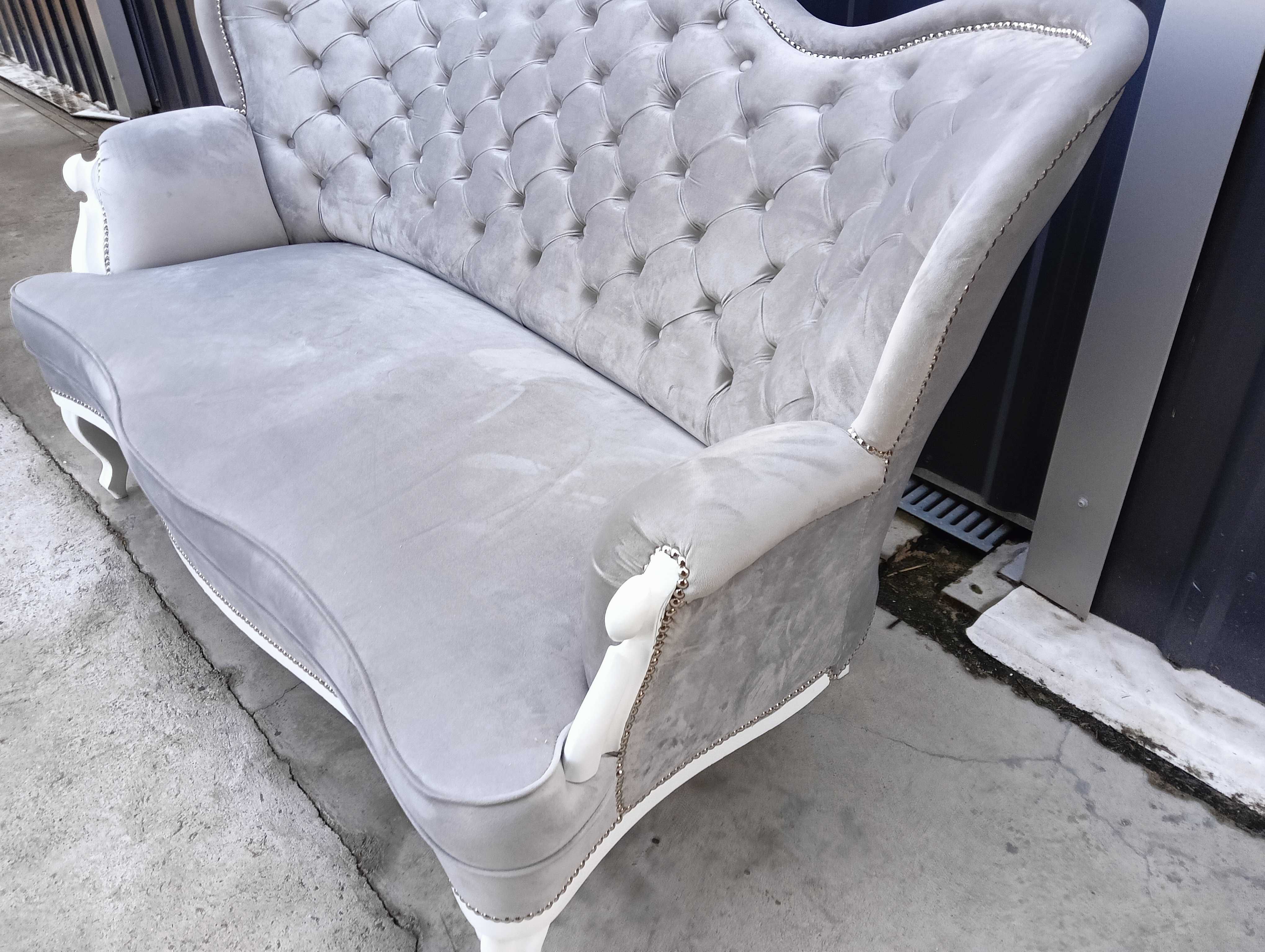 Kanapa sofa Ludwik antyk po renowacji