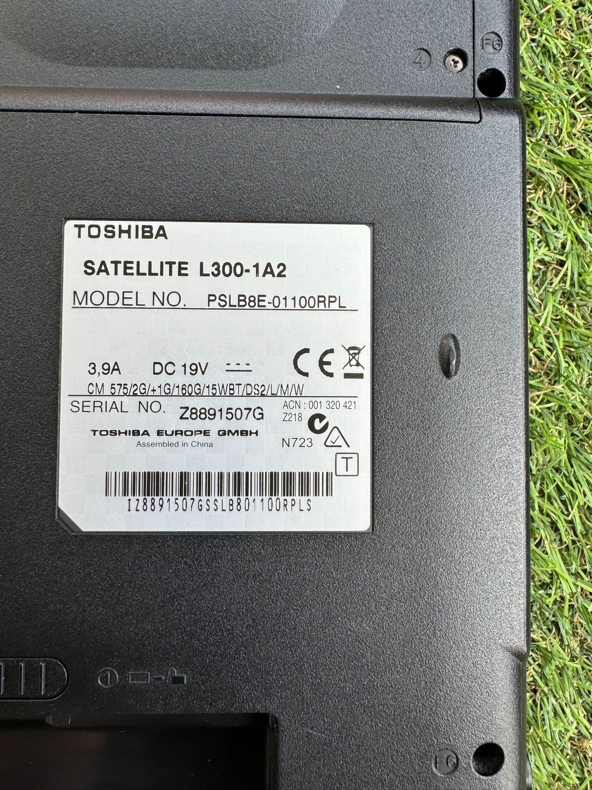 Laptop TOSHIBA T7500 2X2,2 GHZ , 128 gb ssd , 4gb ram ,