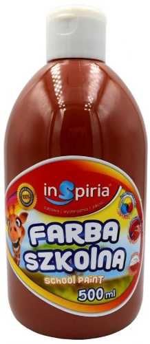 Farba szkolna brązowa 500ml