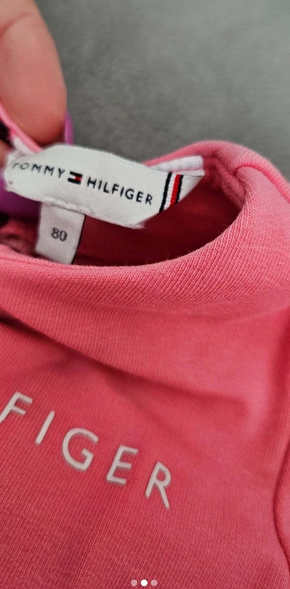 Różowa sukieneczka tommy hilfiger