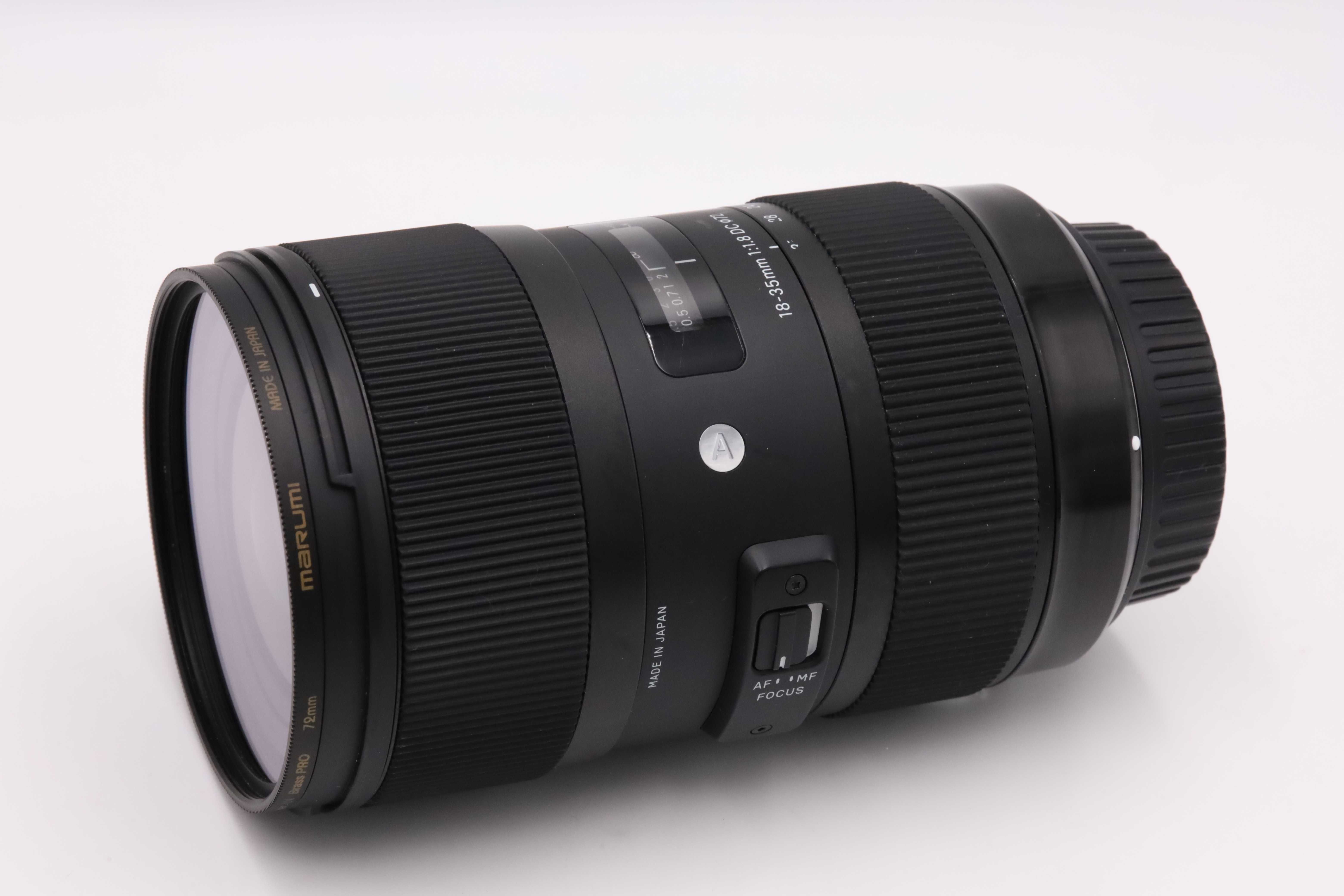 Sigma Art 18-35 mm F 1,8 DC HSM zadbany obiektyw do Canon + filtr UV