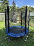 Trampolina ogrodowa 185 cm używana