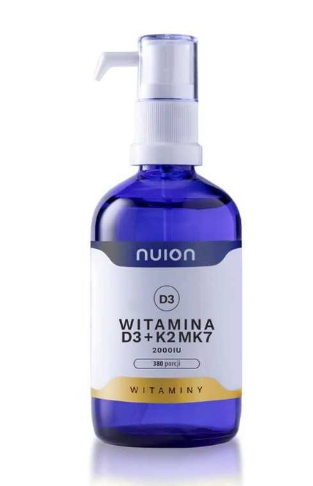 Witamina D3K2MK7 2000 IU NUION Suplementy diety