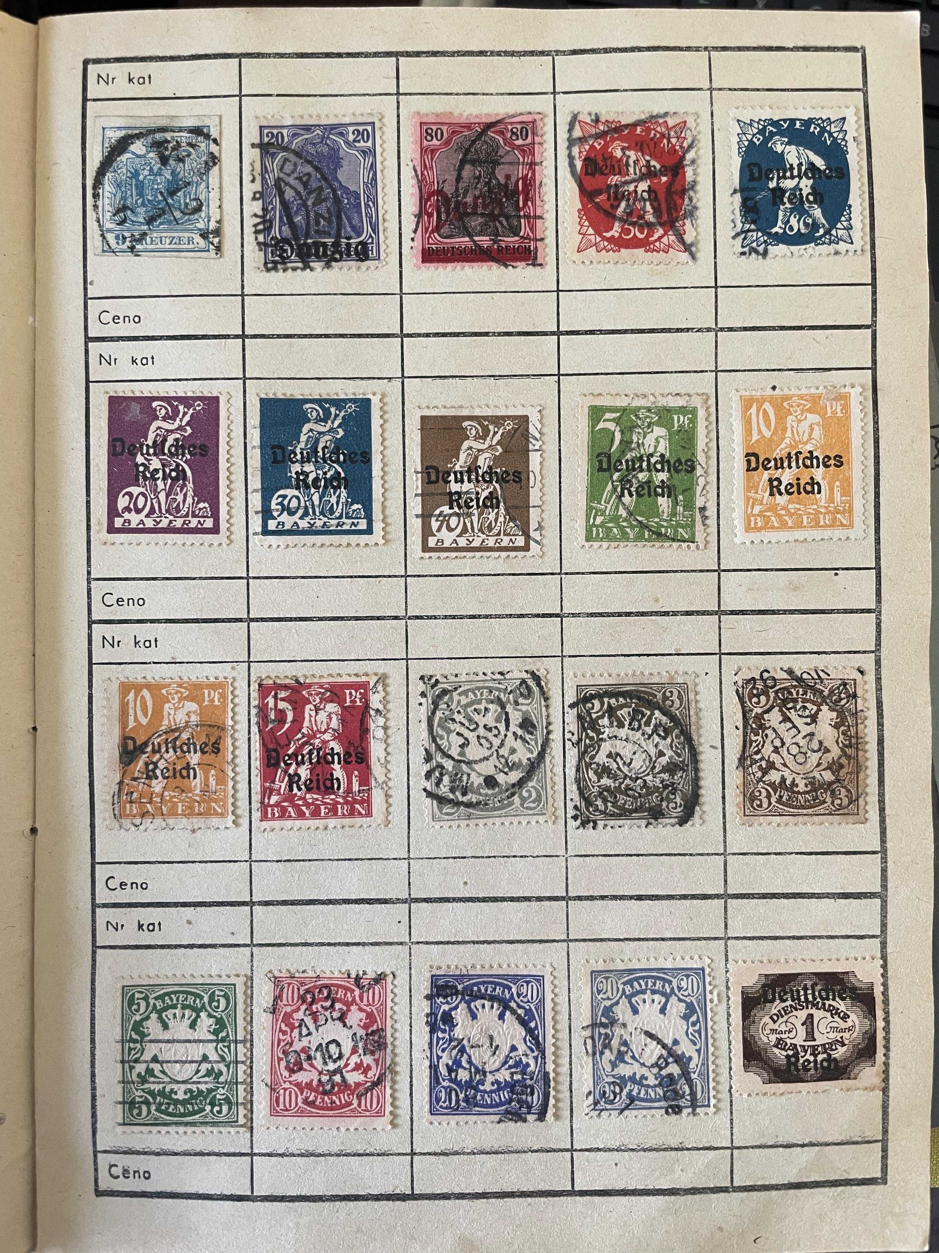 Znaczki Niemcy do 1945