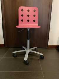 Krzesła obrotowe na kółkach do biurek dla dzieci i mlodziezy