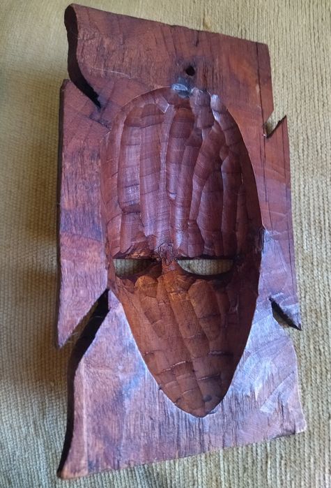 Máscara Africana Antiga Madeira