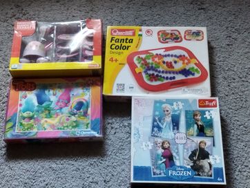 Puzzle, dziecięcy serwis do herbaty,zabawka kreatywna FantaColor