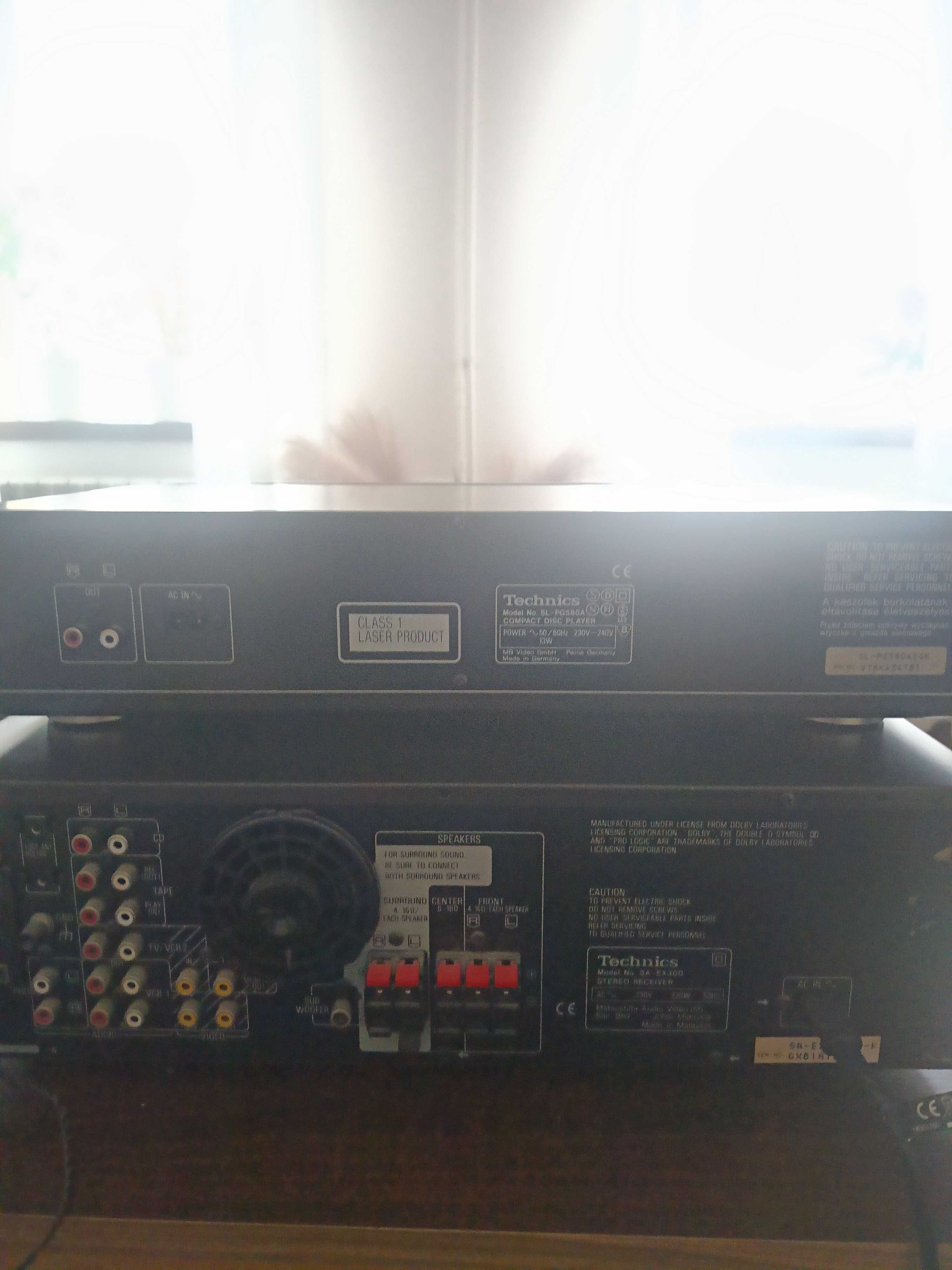 Odtwarzacz CD, Amplituner  Technics