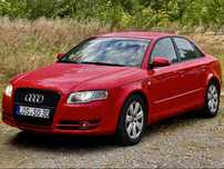 Audi a4 1.8 turbo 163KM piekny czerwony Xenon alu czujniki