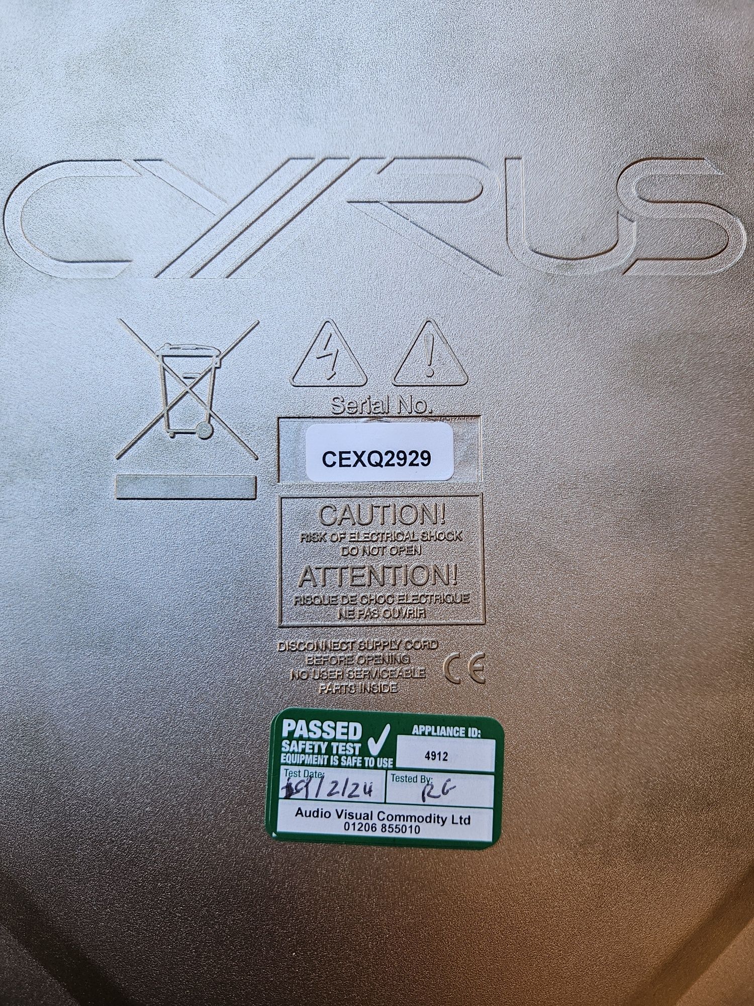 Cyrus DAC XP+ цап з попереднім підсилювачем