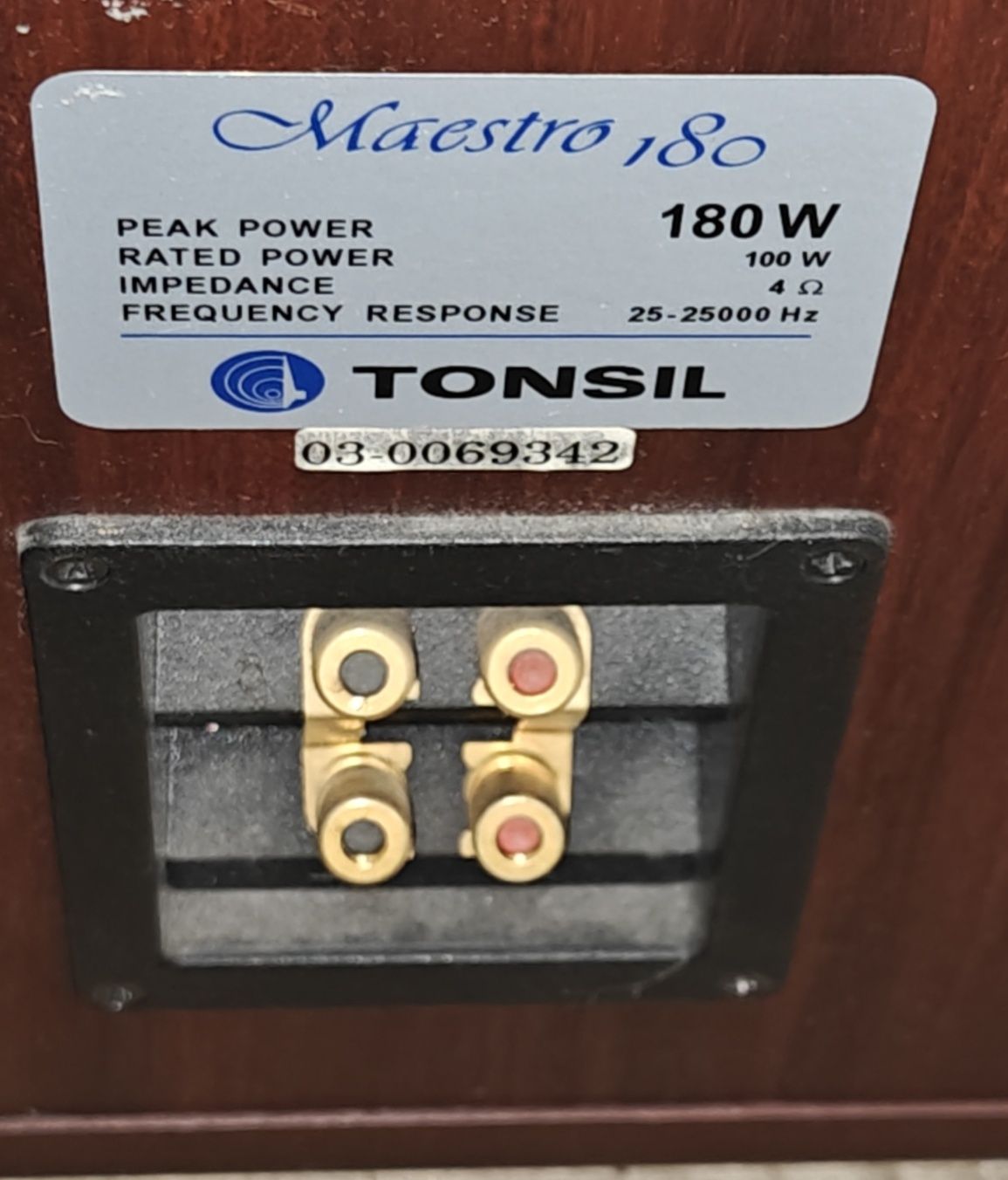 Głośniki Tonsil maestro 2x180 2x130 1x130 zestaw