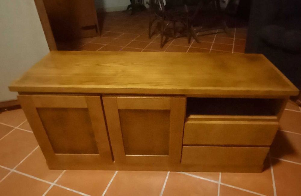 TV and storage cabinet