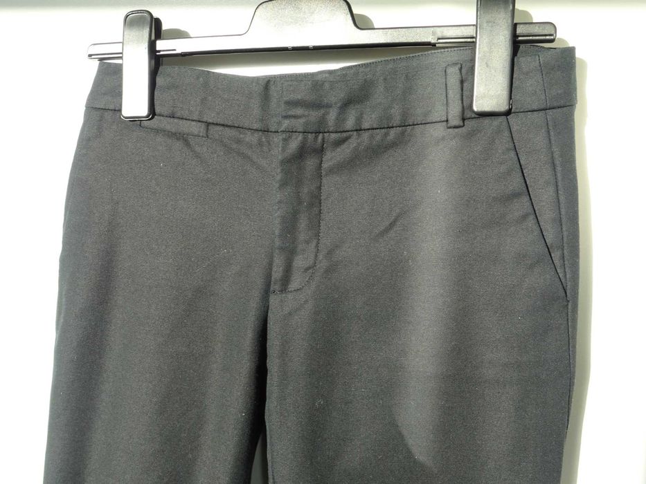 Czarne spodnie eleganckie rybaczki Zara 34