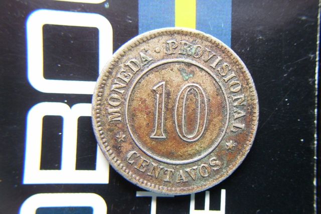 Stare monety 10 centavos 1880 Peru