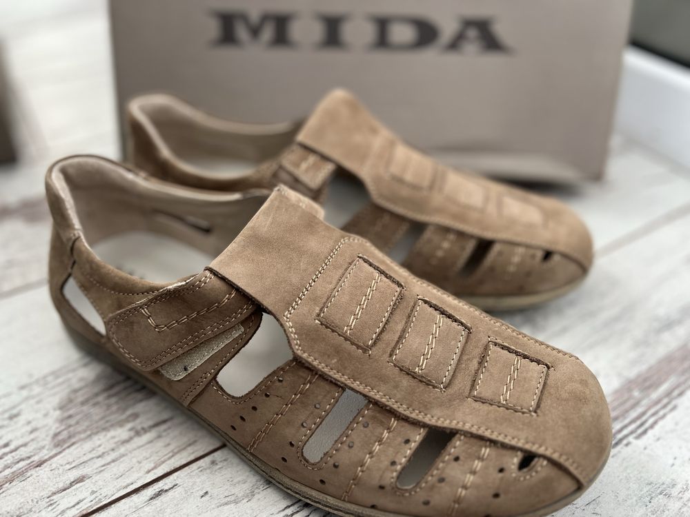 Чоловічі мокасини сандалі туфлі MIDA 40,41,42,43,44,45 р
