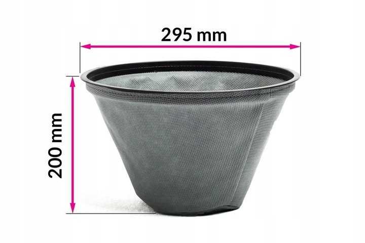 Filtr workowy do popiołu kominka separatora płótno separator 295mm
