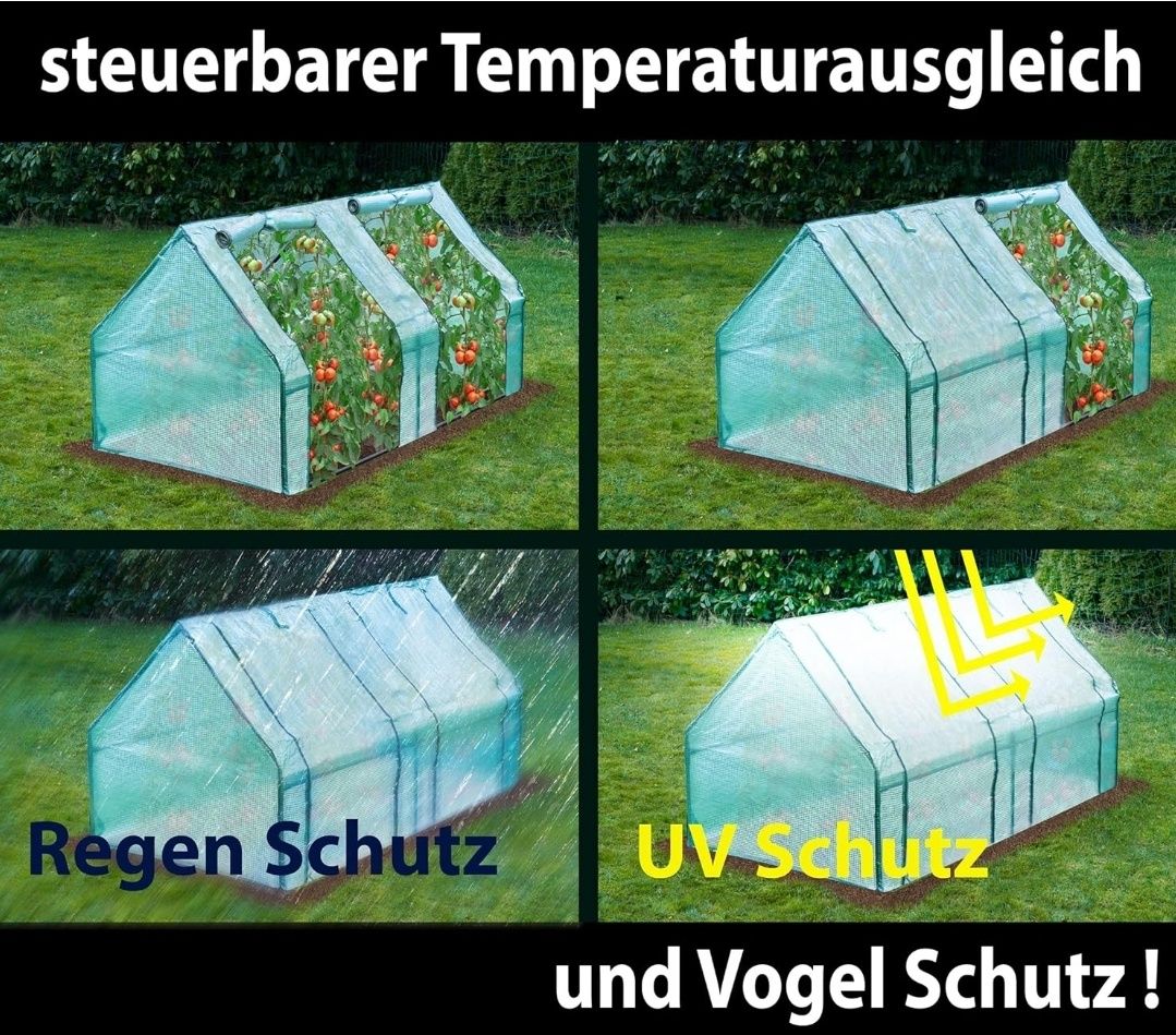 Tunel foliowy foliak 185x95x95 szklarnia