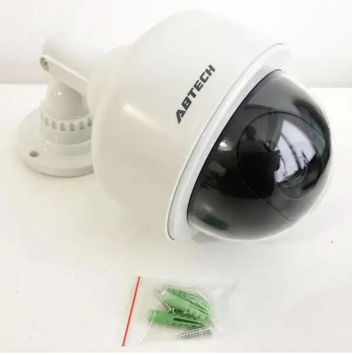 Муляж камеры видеонаблюдения купольная, двигающаяся наружная